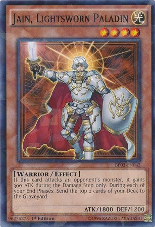 Image for Jain, Lightsworn Paladin (Shatterfoil) (3042) (BP03)