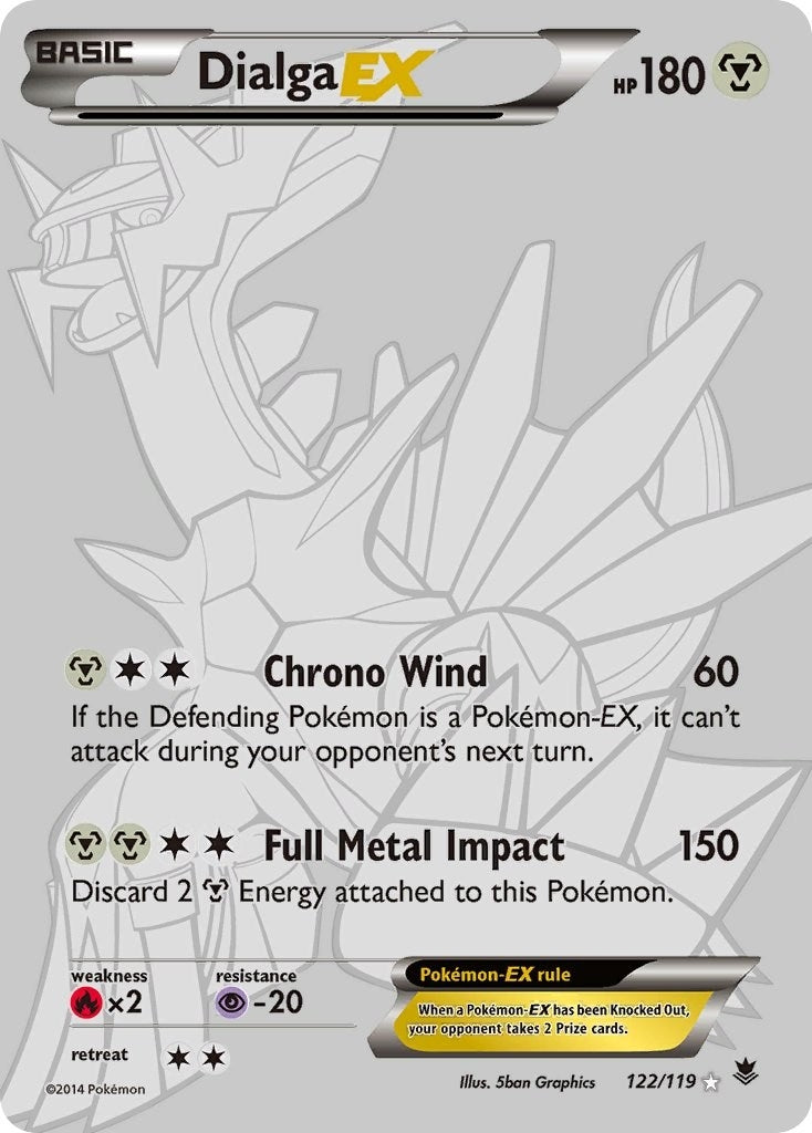 Image for Dialga EX (122 Secret Rare) (122) (PHF)