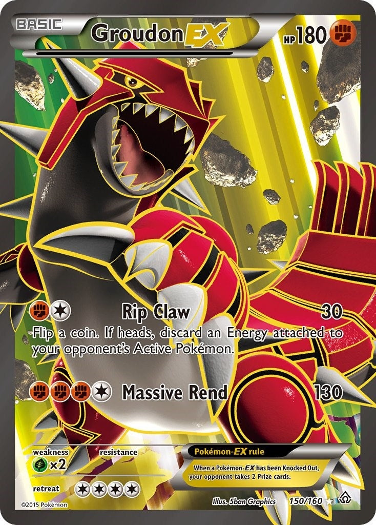 Image for Groudon EX (150 Full Art) (150) (PRC)