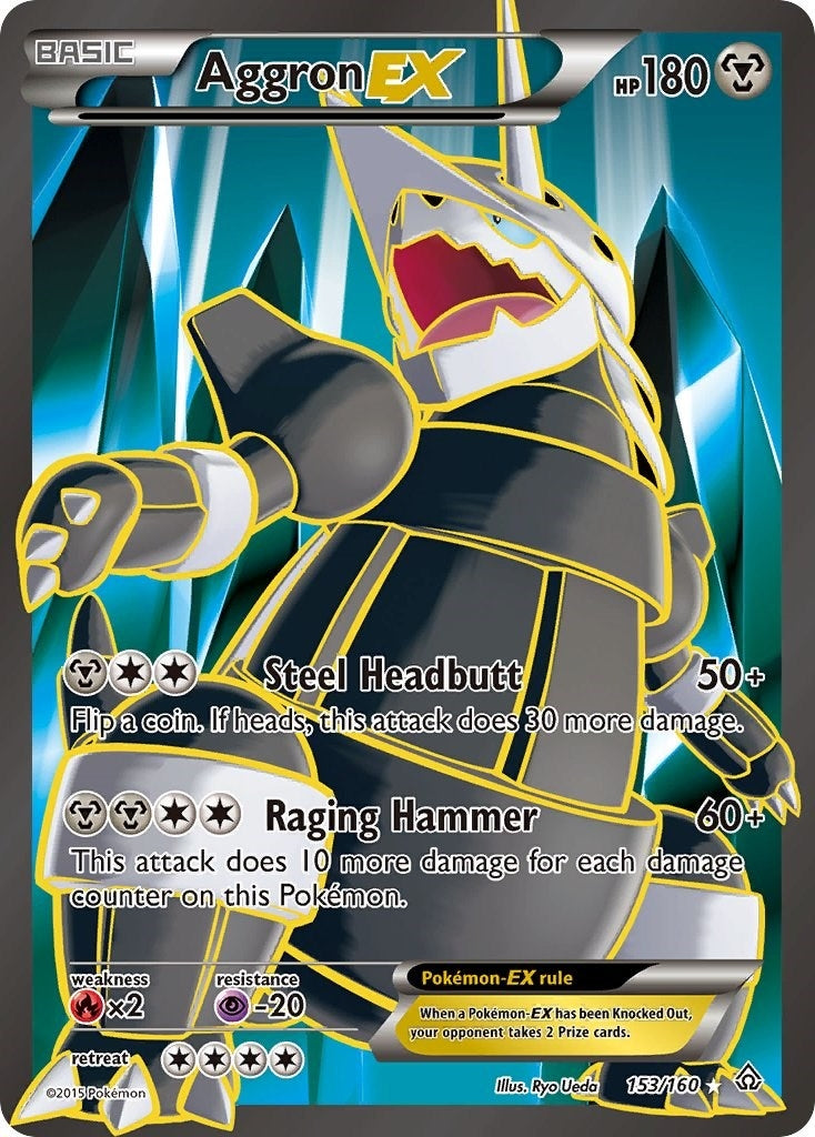 Image for Aggron EX (153 Full Art) (153) (PRC)