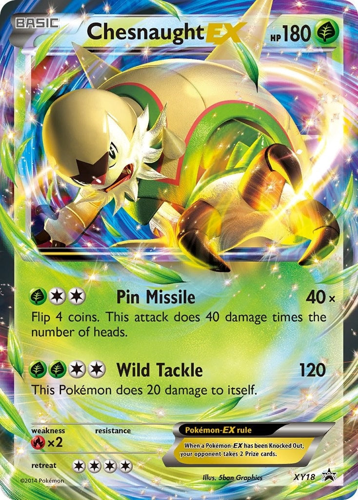 Image for Chesnaught EX - XY18 (18) (PR)