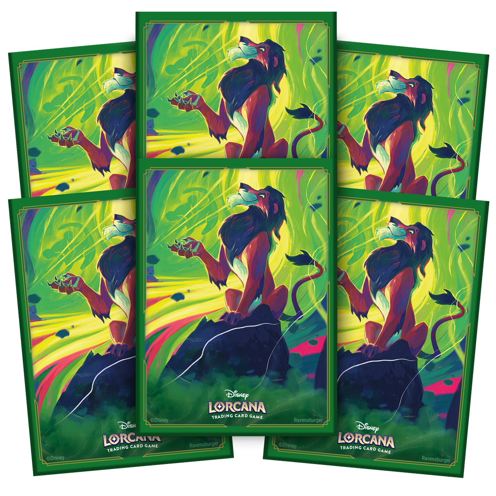 Disney Lorcana TCG: Azurite Sea - Scar - Matte Card Sleeves