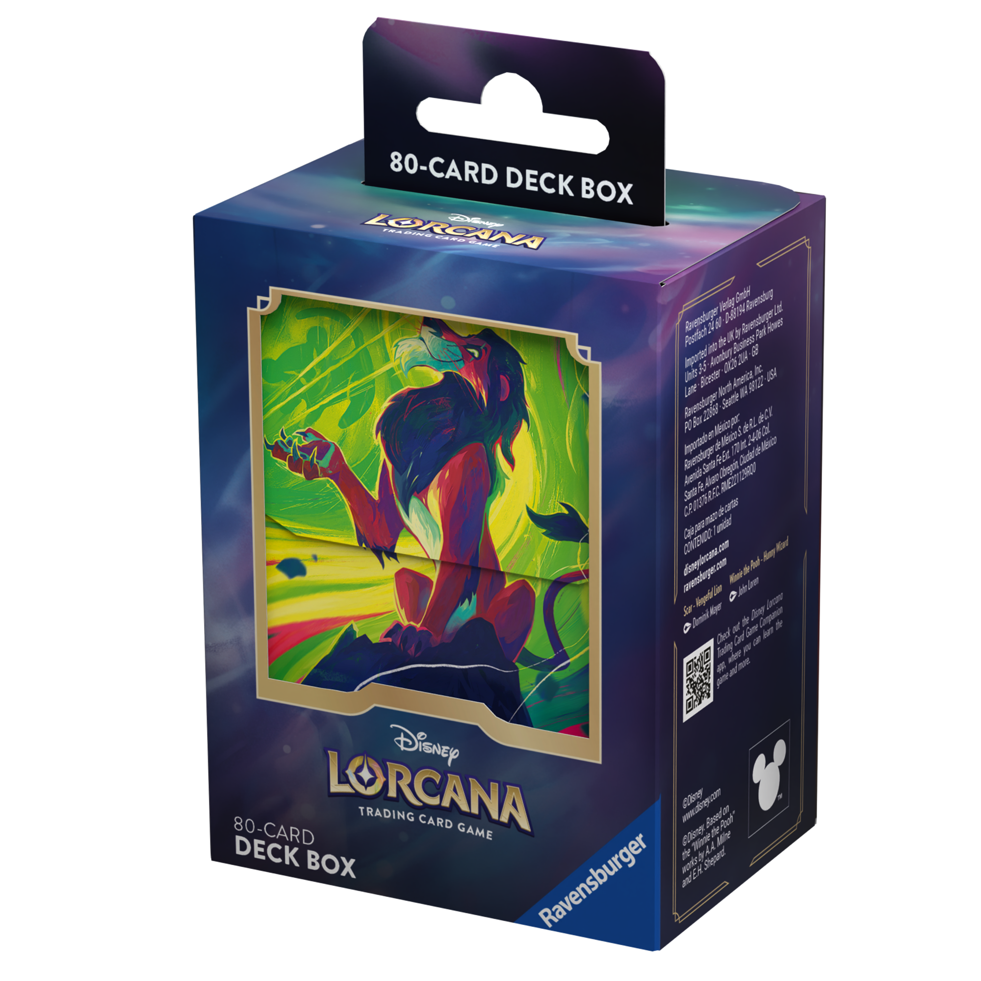 Disney Lorcana TCG: Azurite Sea - Scar - Deck Box