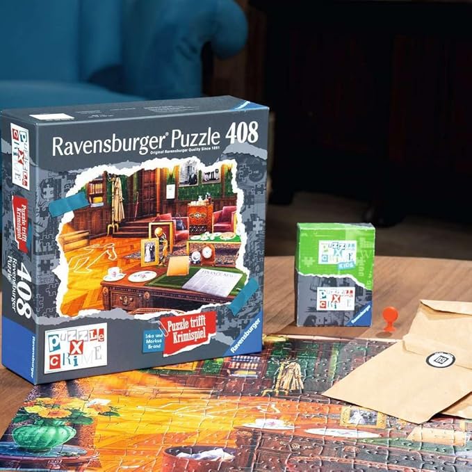 Puzzle X Crime: A Murderous Birthday (408 pieces)