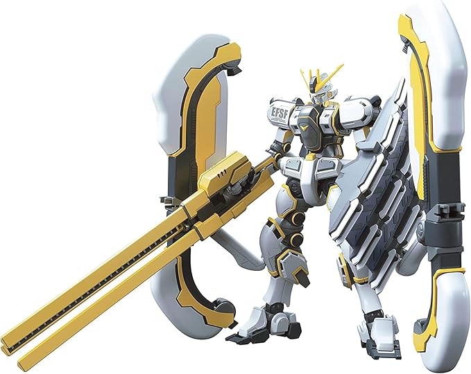 HG 1/144 Atlas Gundam model kit from Gundam Thunderbolt, featuring intricate details and a striking color scheme.