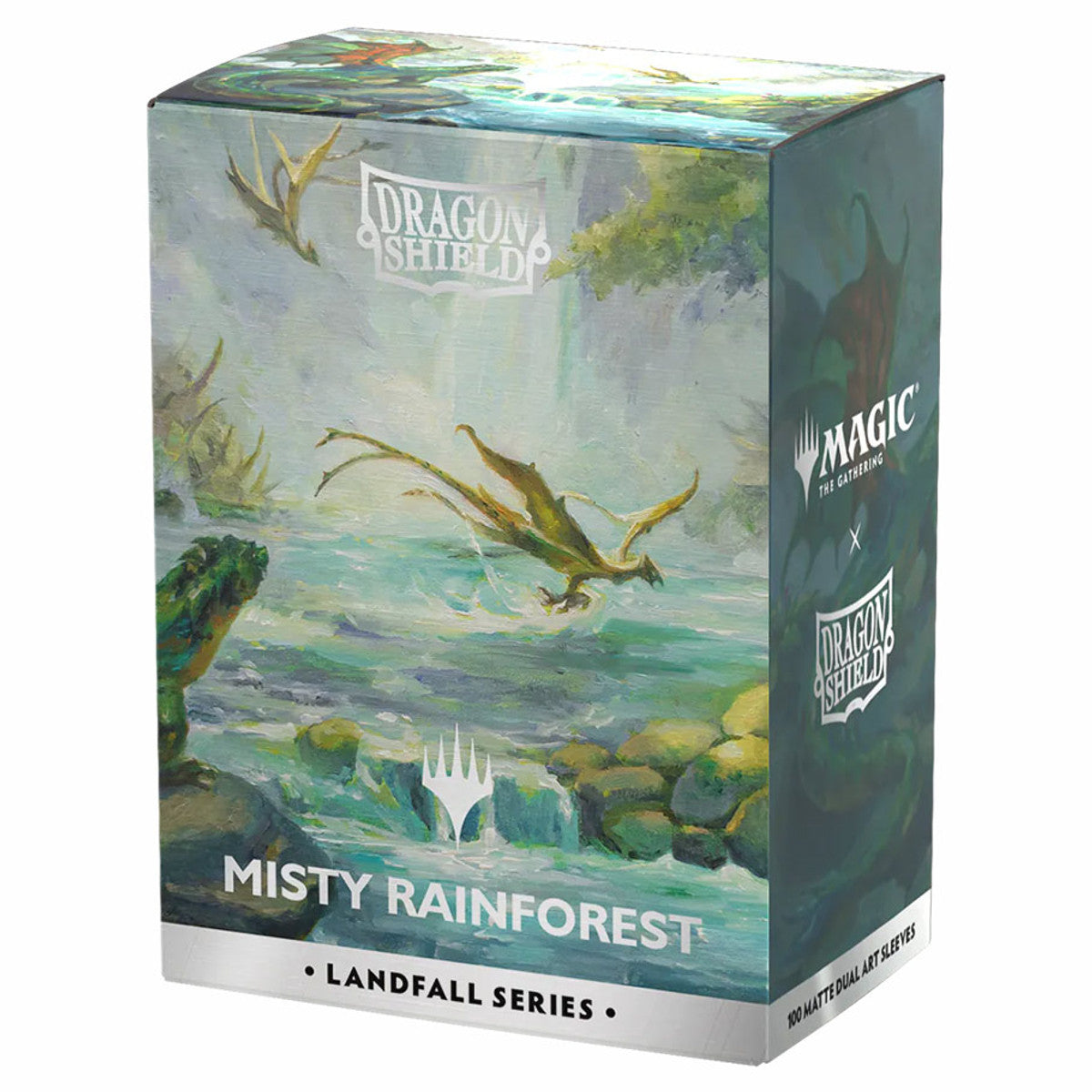 Dragon Shield: Dual Matte Sleeves - Misty Rainforest (PREORDER)
