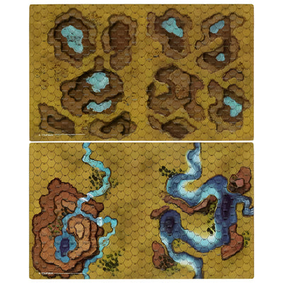 Battletech: Savannah Sinkholes Battlemat