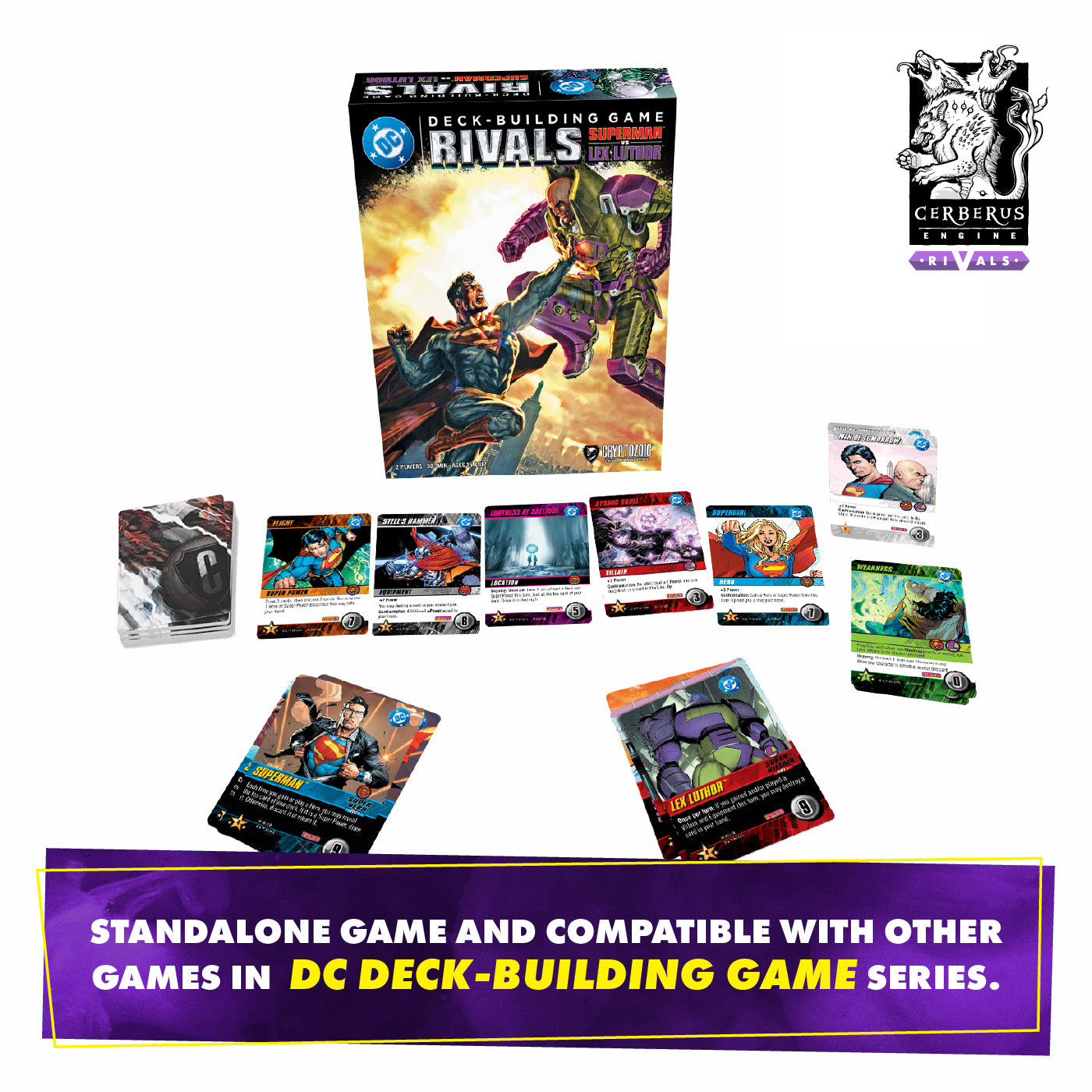 DC Deck-Building Game: Rivals - Superman Vs. Lex Luthor (PREORDER)