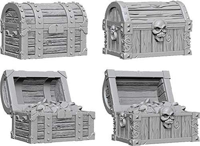 WizKids Deep Cuts Unpainted Miniatures: W02 Chests