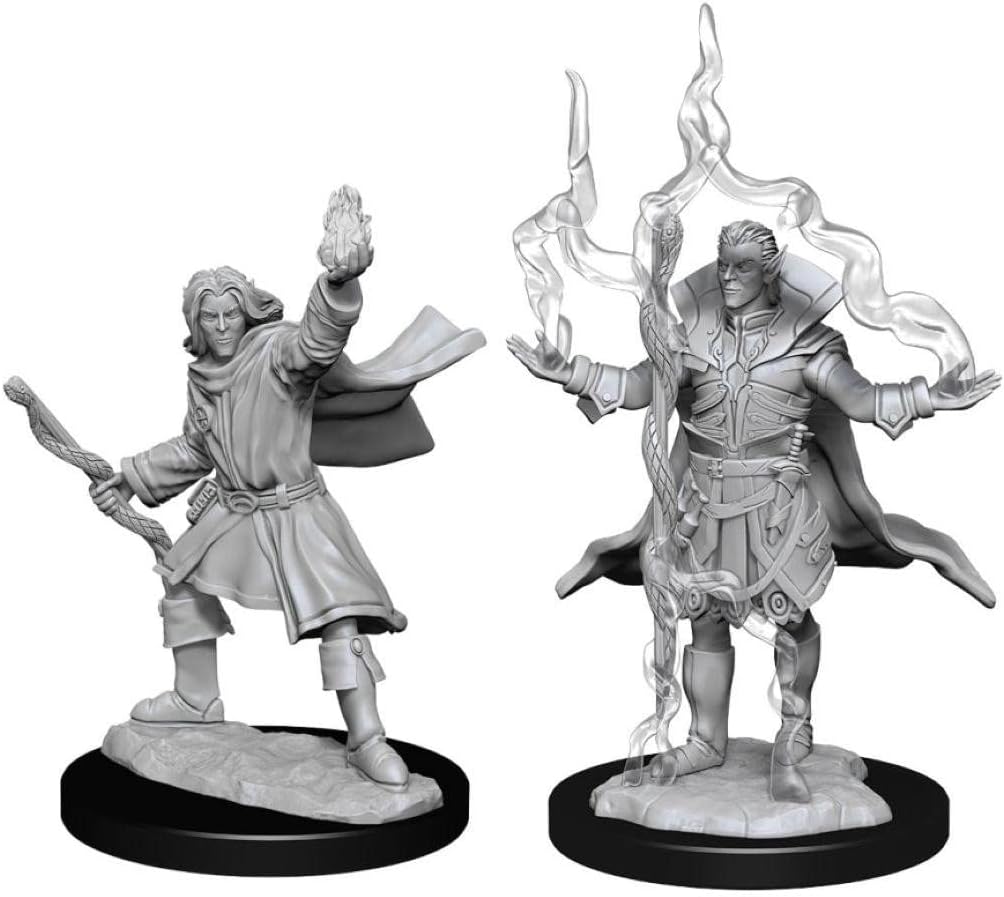 Pathfinder Deep Cuts Unpainted Miniatures: W01 Elf Male Sorcerer