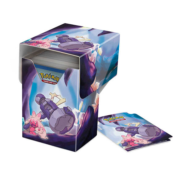 Deckbox featuring Tinkaton from Pokémon, showcasing vibrant artwork and a full view design for card storage.
