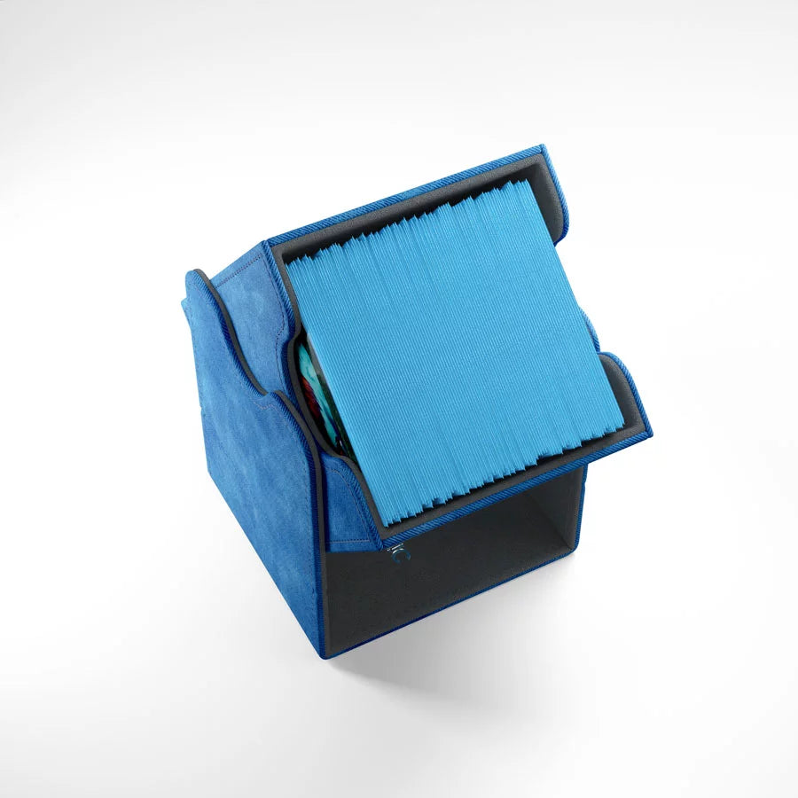 Blue Game Genic Deck Box: Squire 100+ XL Convertible, designed for card storage with a spacious, open top and a sturdy structure.