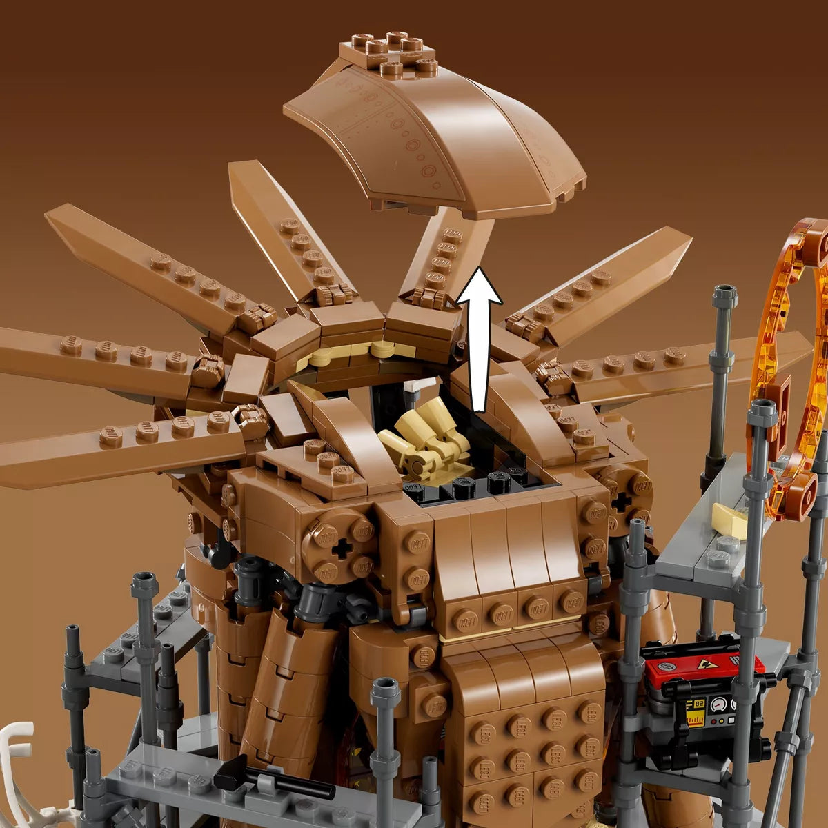 LEGO Marvel Spider-Man Final Battle Set 76261 features a detailed build with a removable top and intricate design elements.