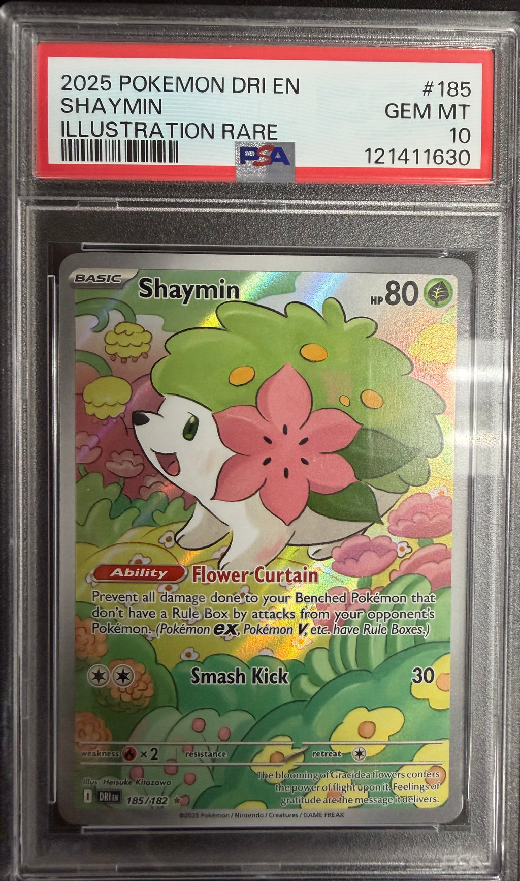 2025 Pokemon DRI EN Shaymin Illustration Rare
