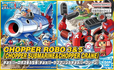 One Piece: Chopper Robo 3 & 5 (Chopper Submarine & Chopper Crane) - Model Kit