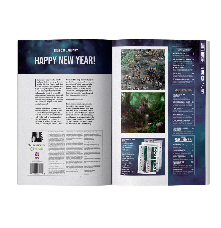 White Dwarf Issue 520 - January 2026