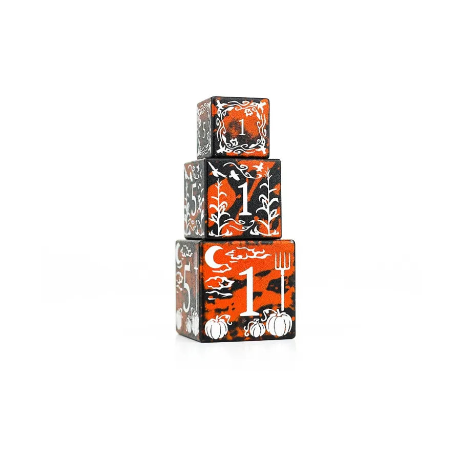 Sirius Dice: Halloween Scarecrow Stackables D6 Set (3)