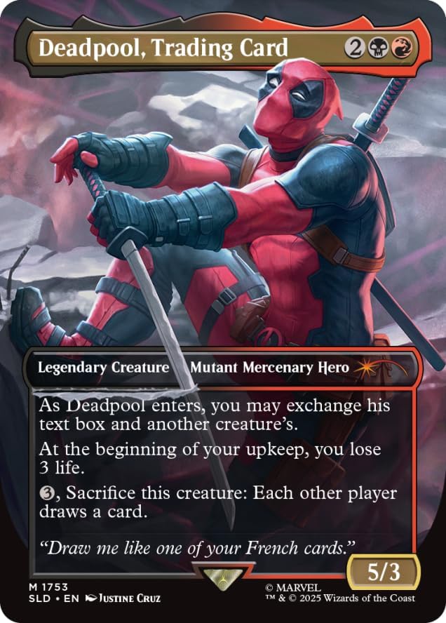 Magic the Gathering Secret Lair x Marvel's Deadpool (Non-Foil)