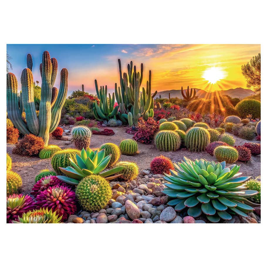 Puzzle: Desert Flowers 1000 Piece