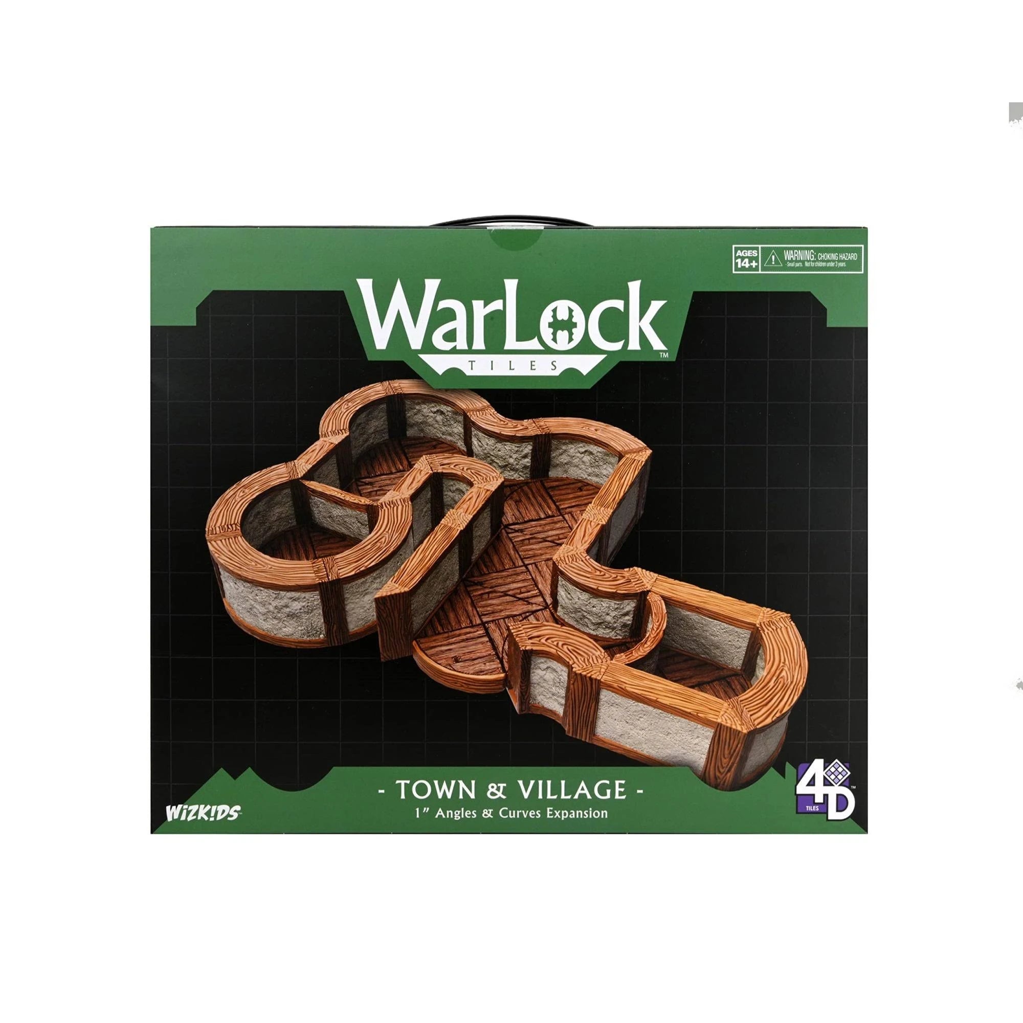 WarLock Tiles: Town & Village - 1" Angles & Curves Expansion