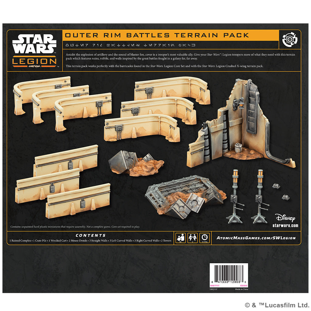 Star Wars Legion: Outer Rim Battles Terrain Pack