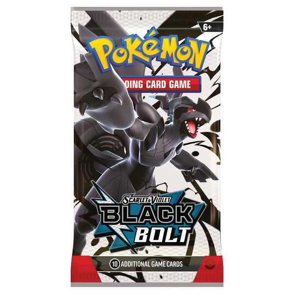 Pokemon TCG: Scarlet & Violet - Black Bolt 3-Pack Tech Sticker Collection