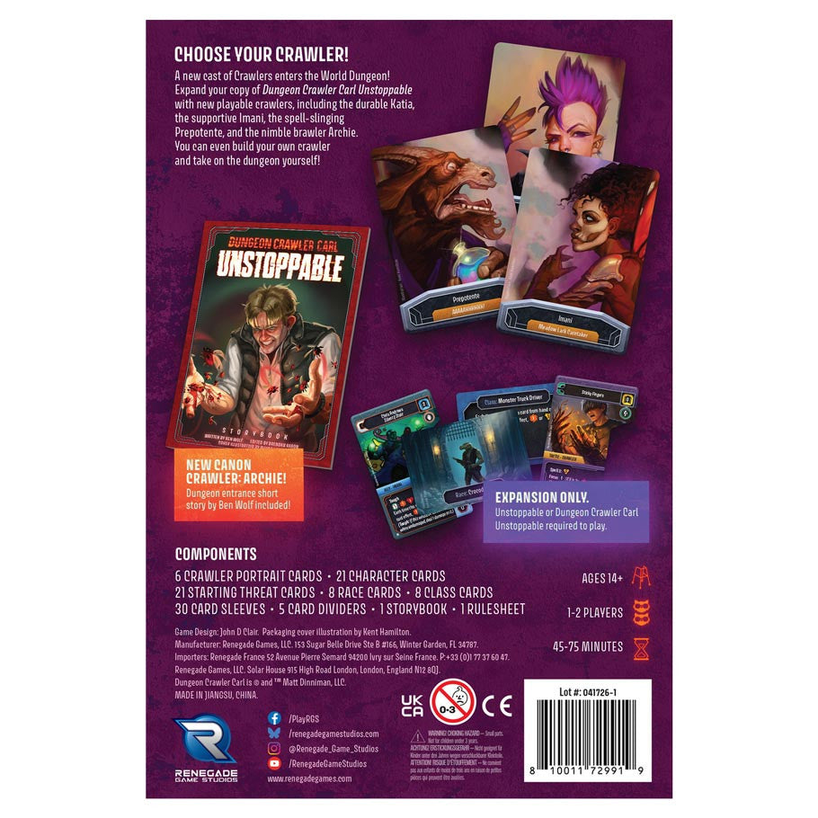 Dungeon Crawler Carl: Unstoppable - Crawler Chaos Expansion