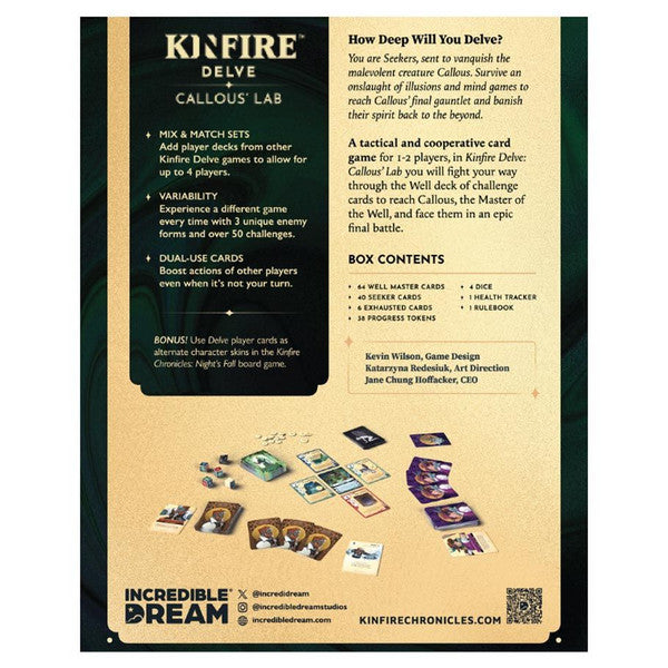 Kinfire Delve: Callous' Lab