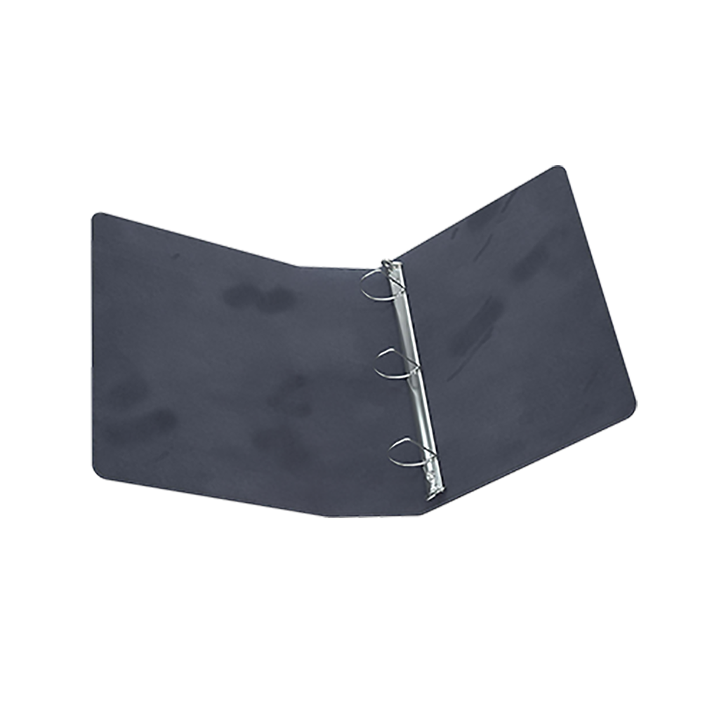 Gamegenic Prime Ring-Binder in black, featuring a sleek design with three metal rings for organizing cards and documents.