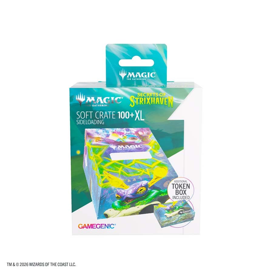 Magic: The Gathering - Secrets of Strixhaven - Soft Crate 100XL Sideloading - Bogwater Lumaret Dina Essence Brewer