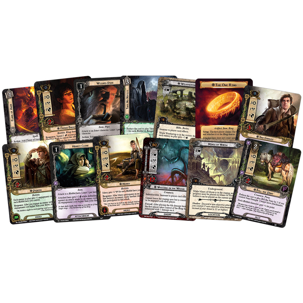 The Lord of the Rings LCG: The Fellowship of the Ring - Saga Expansion