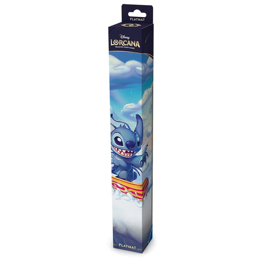 Playmat: Disney Lorcana Hyperia City - Snowboarding Stitch