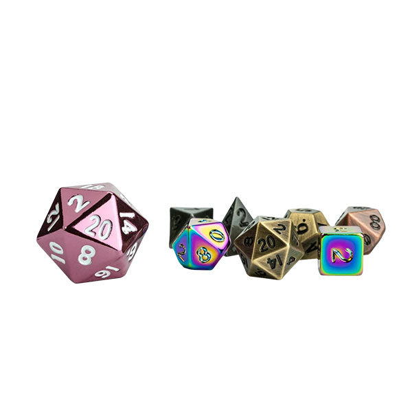 Fanroll: Mystery Misfit - Mini Metal Polyhedral Dice Set