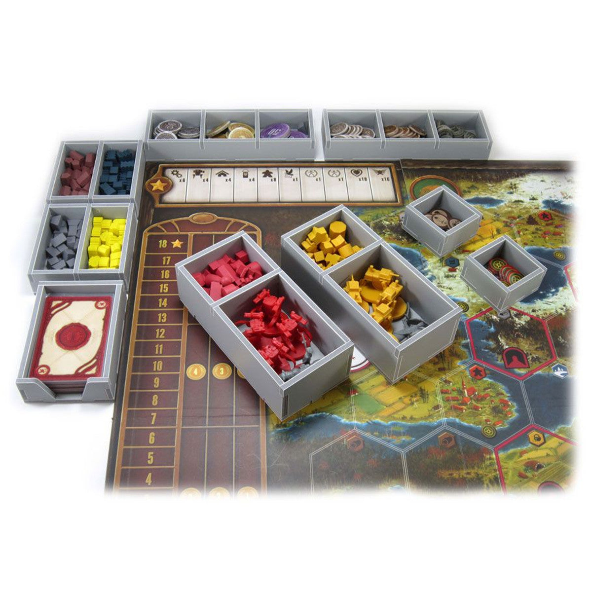 Box Insert: Scythe and Invaders from Afar Expansion
