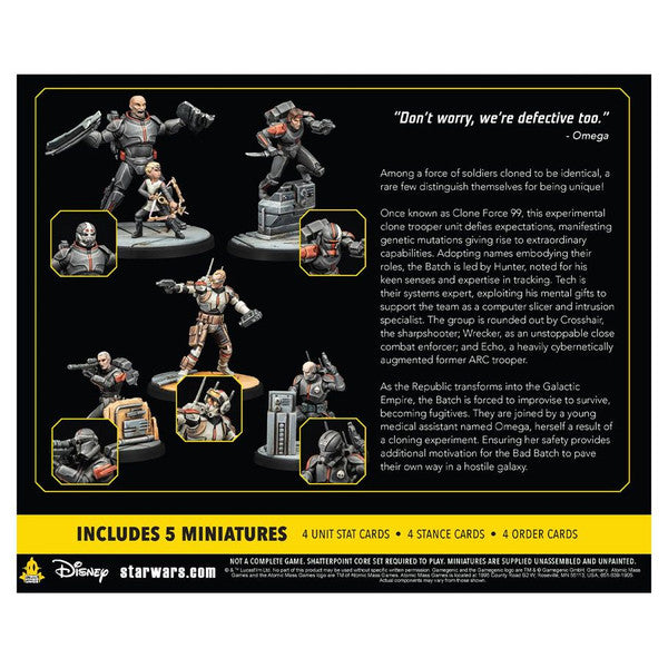 Star Wars: Shatterpoint - Clone Force 99 Squad Pack