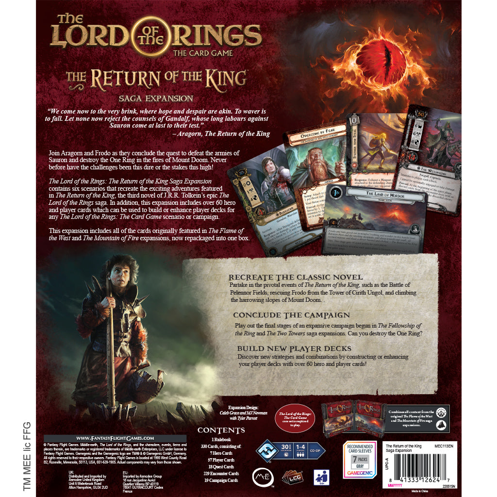 The Lord of the Rings LCG: The Return of the King - Saga Expansion