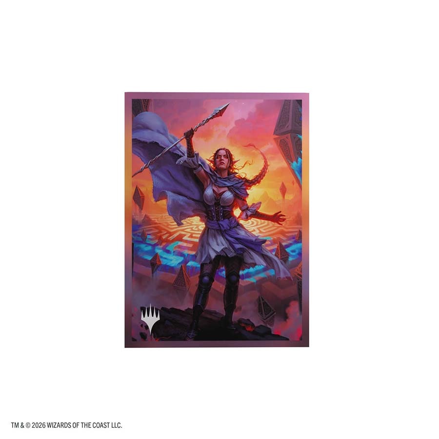 Magic: The Gathering | Reality Fracture Premium Art Sleeves - Nissa Leyline Tamer