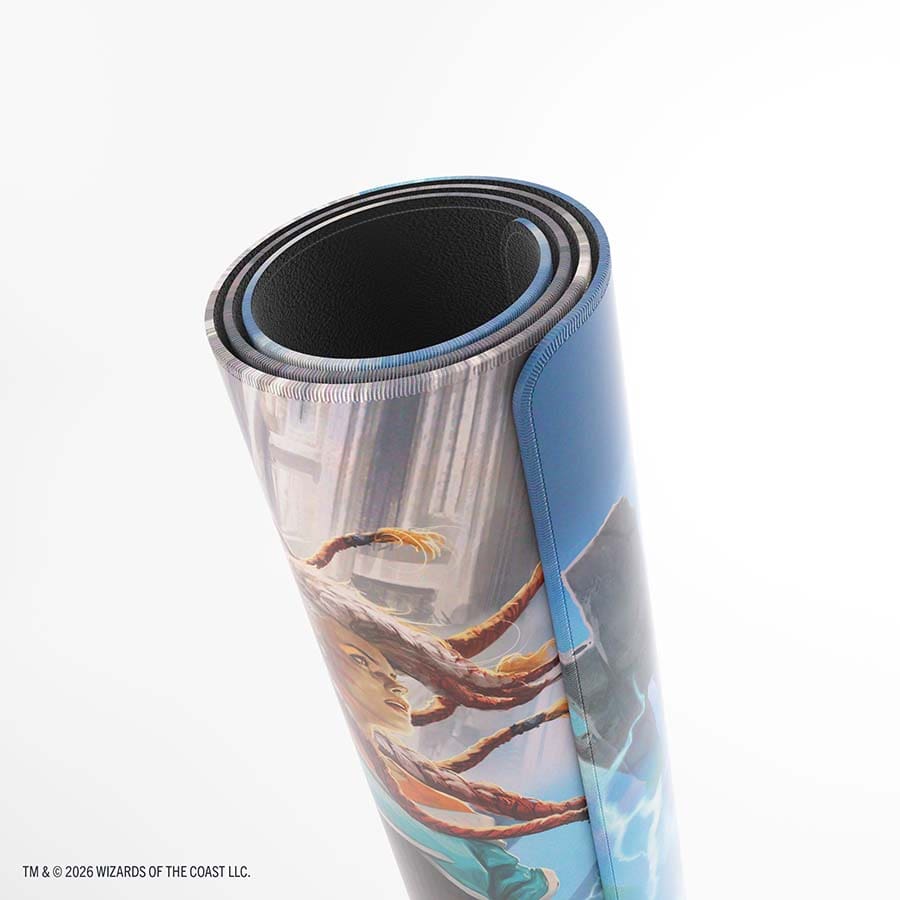 Magic: The Gathering | Reality Fracture Shiny Playmat - Tam Beleren Conflicted Jace Building Reality