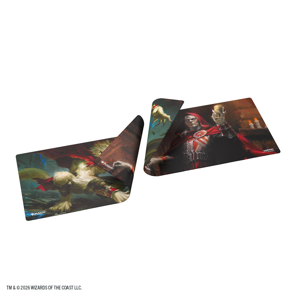 Magic: The Gathering | Reality Fracture Double-sided Playmat - Edgar Ancient Bloodlord Edgar Moonlit