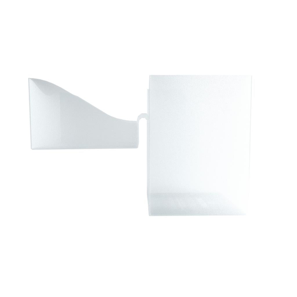 Clear Gamegenic Deck Holder 100+ designed for organizing and protecting trading cards and game decks.