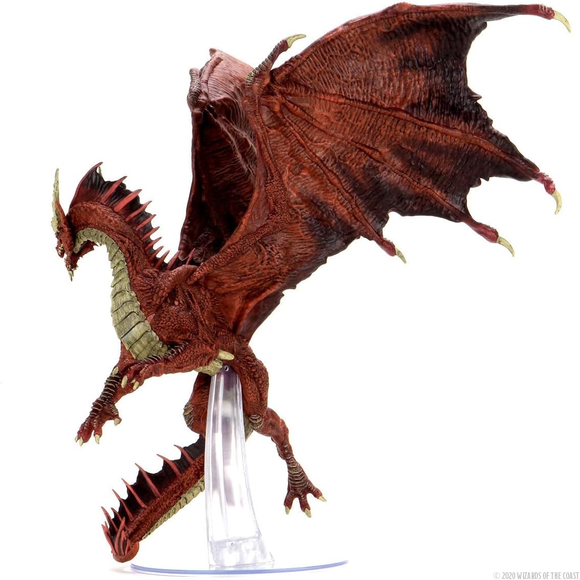 Detailed premium figure of an Adult Red Dragon from Dungeons & Dragons, featuring intricate scales and dynamic pose.