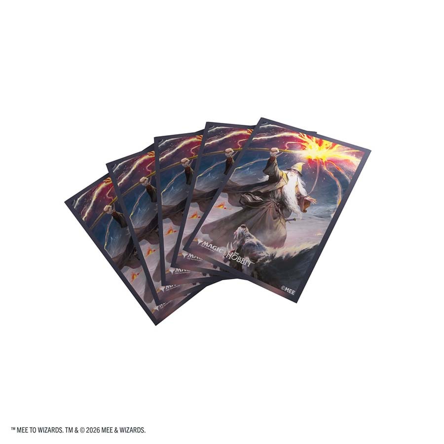Magic: The Gathering | The Hobbit Premium Art Sleeves - Gandalf, Shadow's Foe