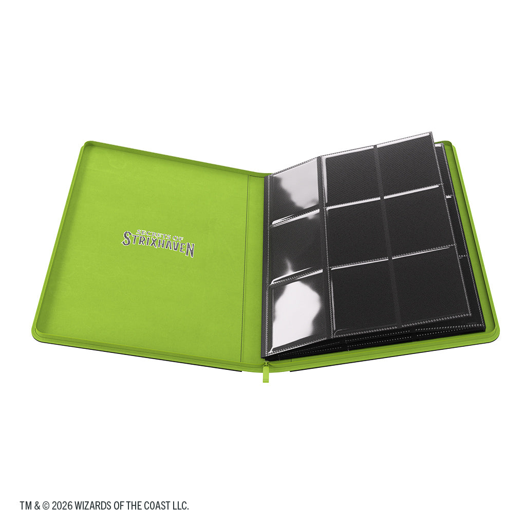 Magic: The Gathering - Secrets of Strixhaven - Prime Zip-Up Album 18-Pocket - Black/Green