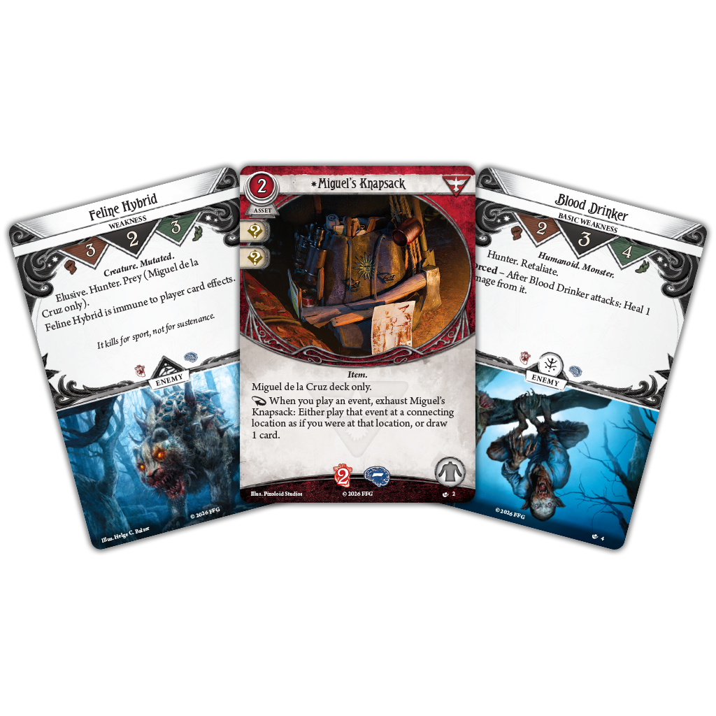 Arkham Horror LCG: Miguel de la Cruz Investigator Deck