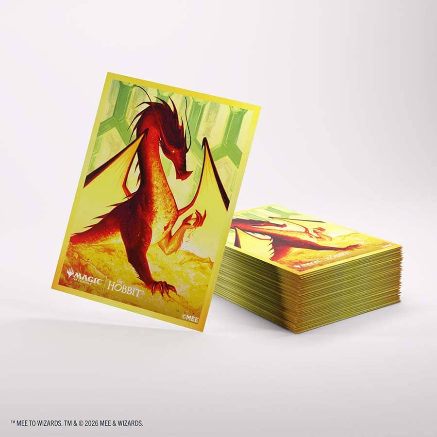 Magic: The Gathering | The Hobbit Premium Art Sleeves - Smaug the Golden