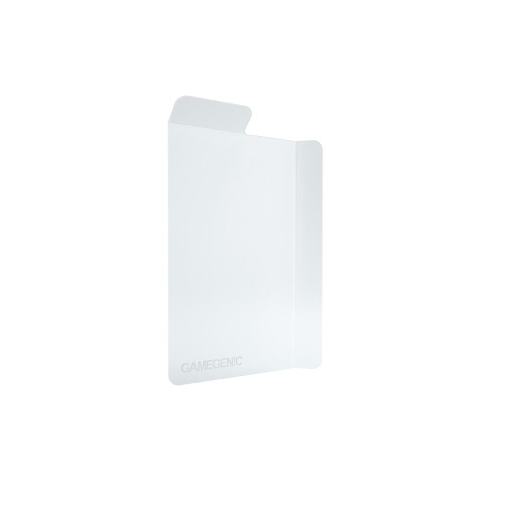 Clear Gamegenic Deck Holder 100+ designed for organizing and protecting trading cards and game decks.