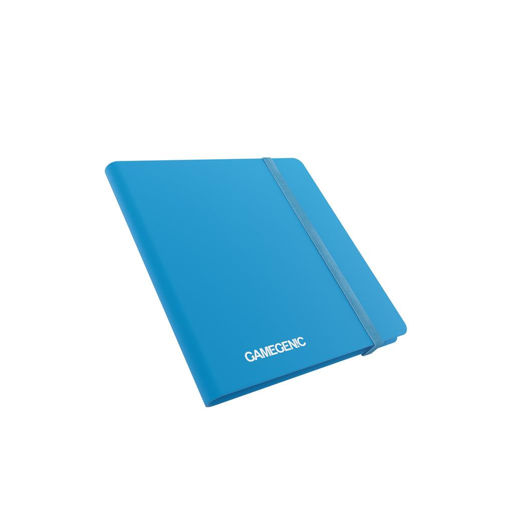 Gamegenic Casual 24-Pocket Album in blue, designed for organizing trading cards with a sleek, durable cover.