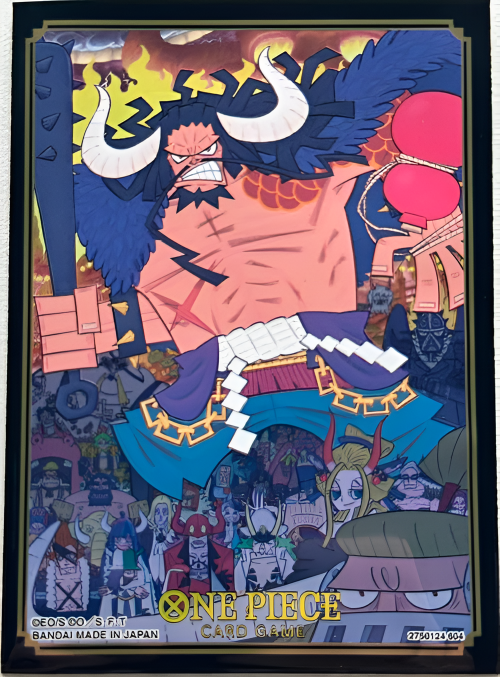 One Piece Card Game Official Sleeves: TCG+ Store Edition Vol.1 - Kaido (70-Pack)