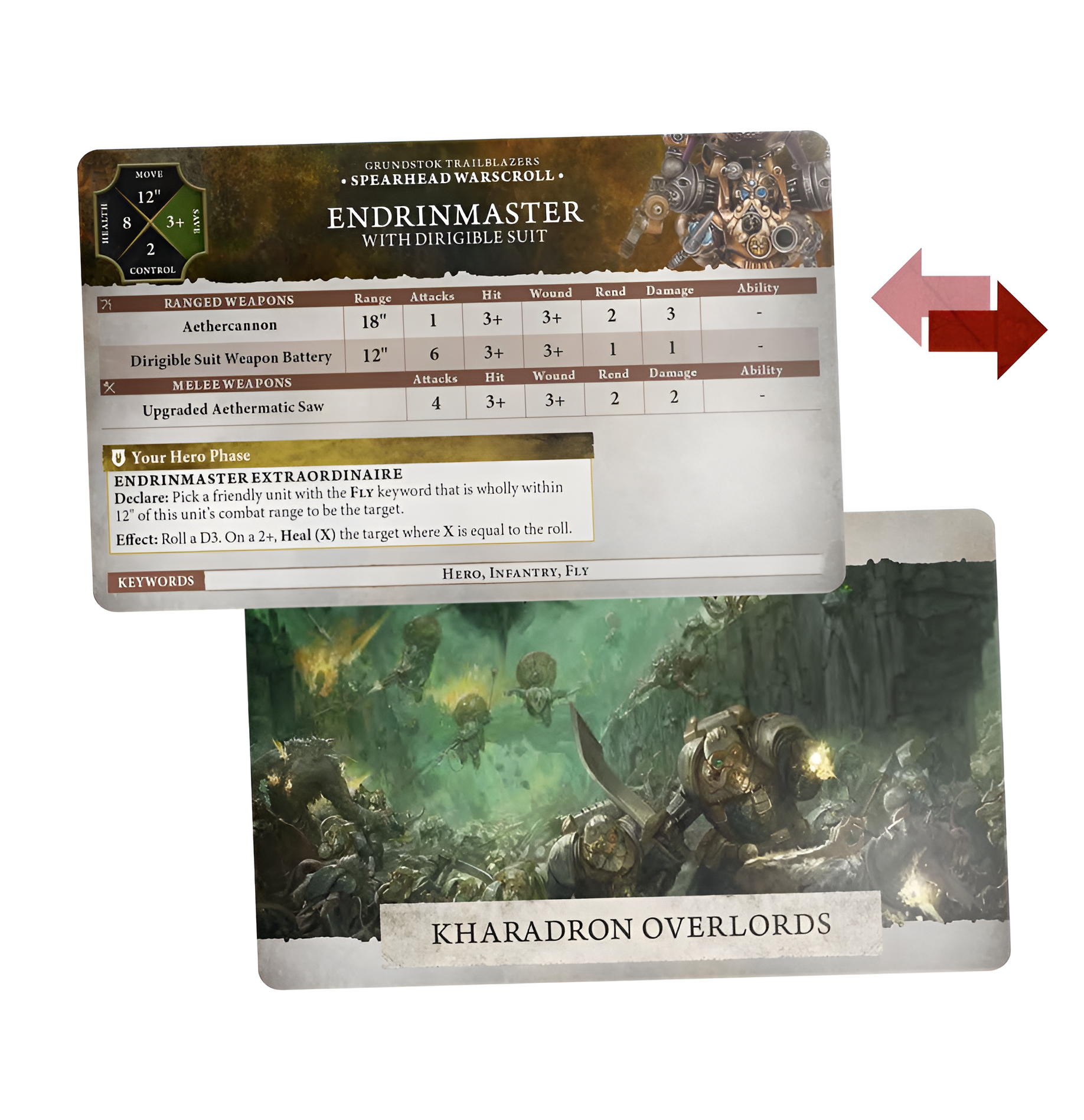 Warhammer Age of Sigmar: Warscroll Cards - Kharadron Overlords