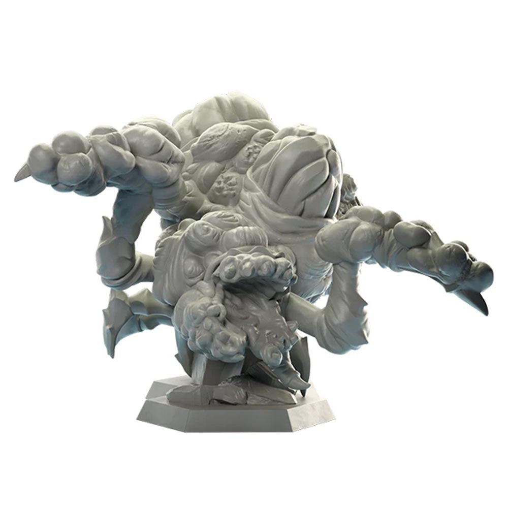 Detailed Bulk Detonator miniature from Deep Rock Galactic expansion, showcasing intricate design and dynamic pose.
